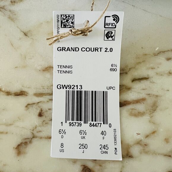 ADIDAS Grand Court Cloudfoam Lifestyle Court Comfort Shoes Cloud White - US 8 - Picture 11 of 11